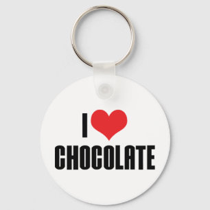 I Love Chocolate Sleutelhanger