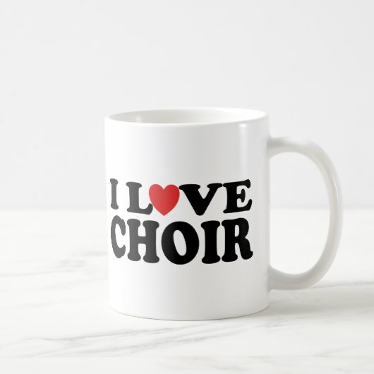 I Love Choir Koffiemok (Rechts)