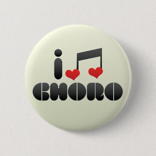 I Love Choro Ronde Button 5,7 Cm
