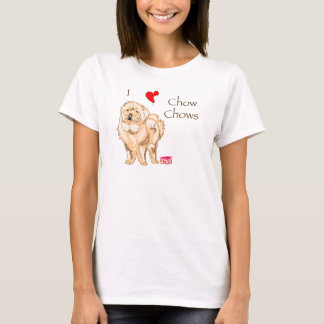 I Love Chow Chows T-shirt
