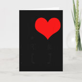 I Love Christmas Music - Funny Christmas Kaart (Voorkant)