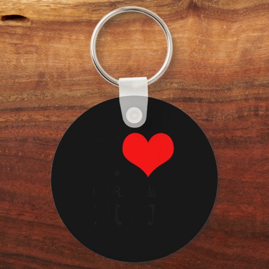 I Love Christmas Music - Funny Christmas Sleutelhanger (Voorkant)