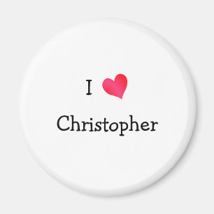 I Love Christopher Magneet