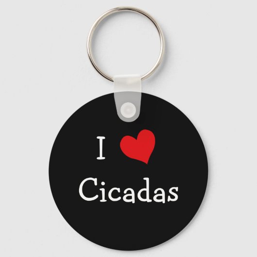 I Love Cicadas Sleutelhanger (Voorkant)