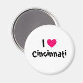 I Love Cincinnati Magneet (Voorkant / Achterkant)