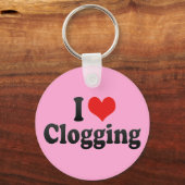I Love Clogging Sleutelhanger (Voorkant)