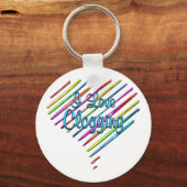 I Love Clogging Sleutelhanger (Voorkant)