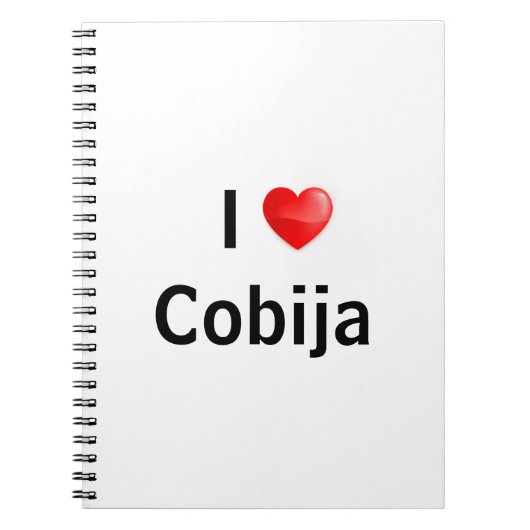 I love Cobija Notitieboek (Voorkant)