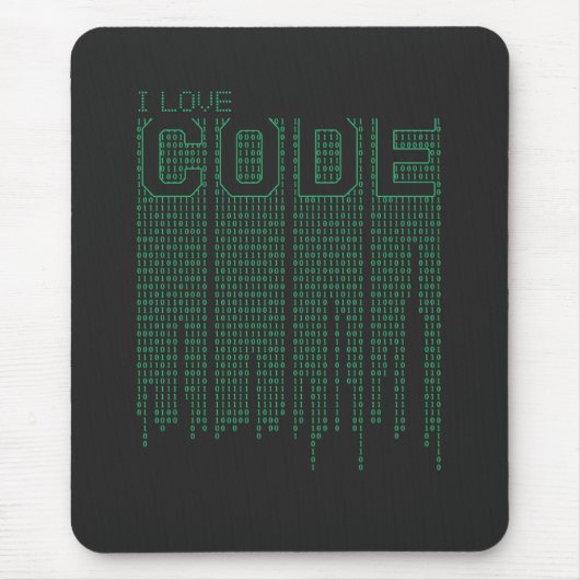 I Love Code Muismat (Voorkant)