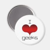 I Love (Coeur) Magnet Geek (Recto/Verso)