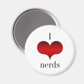 I Love (Coeur) Nerds Magnet (Recto/Verso)