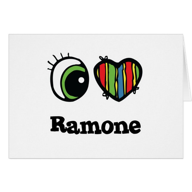 I Love (Coeur) ramone (Devant horizontal)