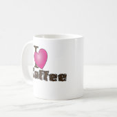 "I Love Coffee" Café Mug (Devant gauche)