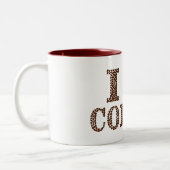 I Love Coffee Coffee Mok (Links)