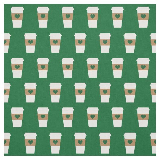 I Love Coffee Disposable Coffee Cup Stof (Swatch)