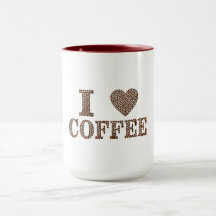 I Love Coffee Mok