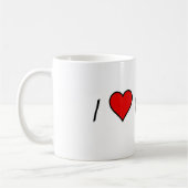 ~I Love Coffee~ MOK, CUSTOMIZE IT! Koffiemok (Links)