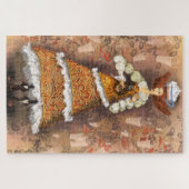 I Love Coffee Puzzle avec Lady Grinds Café (Horizontal)