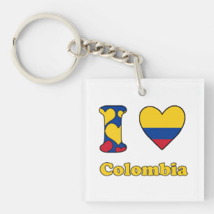 I love Colombia Sleutelhanger