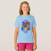 I Love Comic Books T-Shirt (Devant entier)