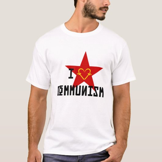 I Love Communism T-shirt (Voorkant)