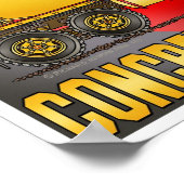I Love Concrete Trucks Poster Imprimer (Coin)
