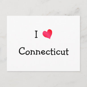 I Love Connecticut Briefkaart