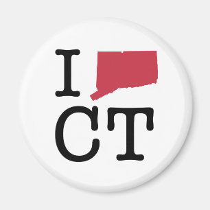 I Love Connecticut Magneet