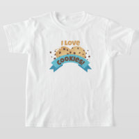 I Love Cookies! avec Blue Ribbon Kids T-Shirt