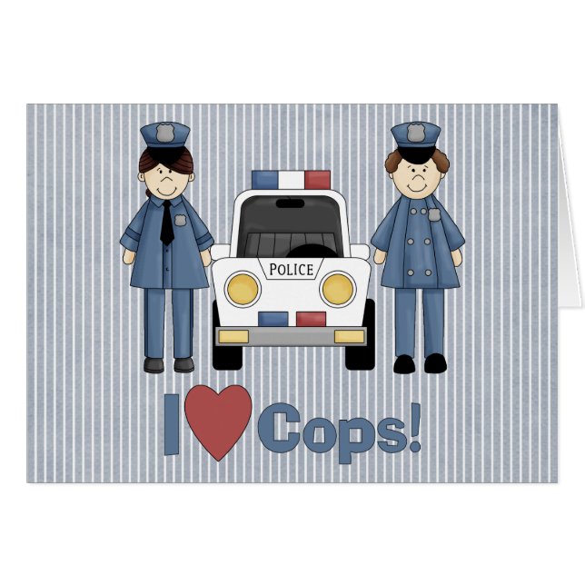 I Love Cops (Voorkant Horizontaal)