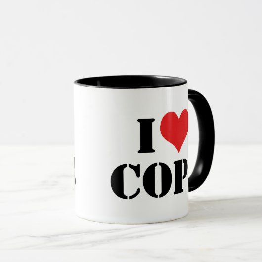 I Love Cops Mok (Voorkant rechts)