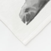 I Love Corgi Fleece Deken (Hoek)