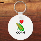 I Love Corn Sleutelhanger (Voorkant)