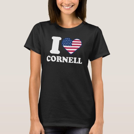 I love Cornell I heart Cornell T-shirt (Voorkant)