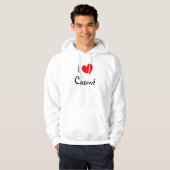 I Love Cosme Hoodie (Voorkant volledig)