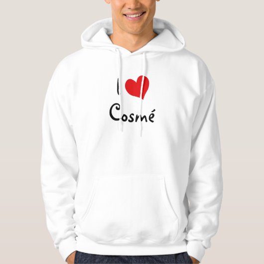 I Love Cosme Hoodie (Voorkant)