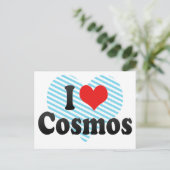 I Love Cosmos Briefkaart (Staand voorkant)