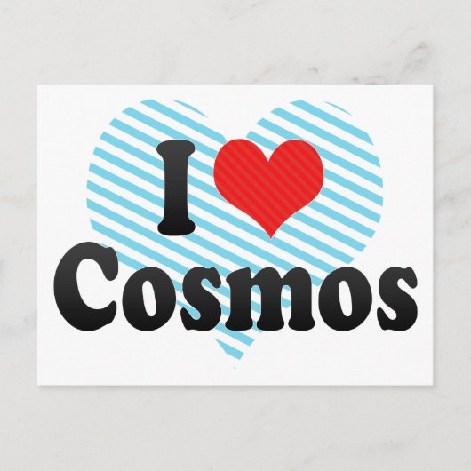 I Love Cosmos Briefkaart (Voorkant)
