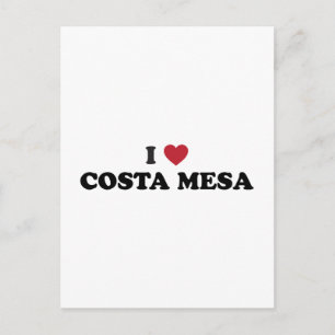 I Love Costa Mesa California Briefkaart