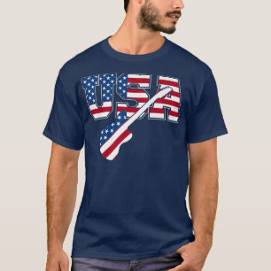 I Love Country Music USA Guitar American F T-shirt