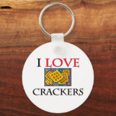 I Love Crackers Sleutelhanger (Voorkant)