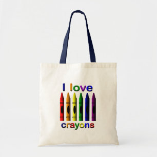 I Love Crayons Sac fourre-tout