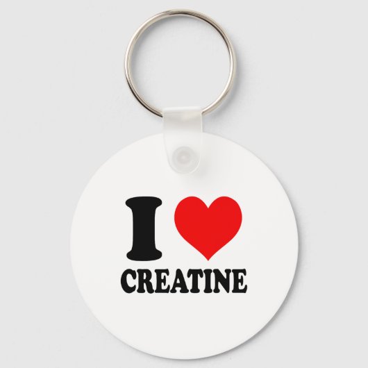 I Love Creatine  Sleutelhanger (Voorkant)