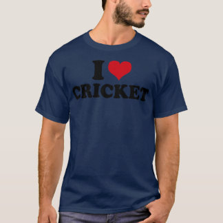 I Love Cricket T-shirt