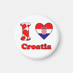 I love Croatia magnet Magneet