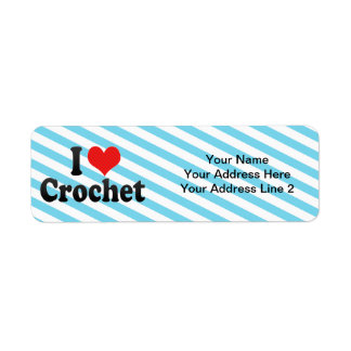 I Love Crochet Etiket
