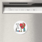 I Love Croquet Magneet (Insitu (Vaatwasser))