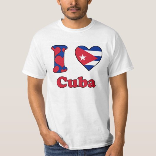 I love Cuba T-shirt (Voorkant)