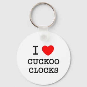 I Love Cuckoo Clocks Sleutelhanger