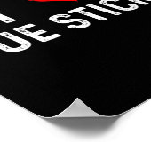 I Love Cue Sticks - Heart - Distressed Billiards Poster (Hoek)